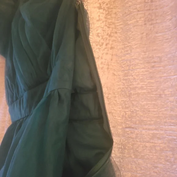 Flying Tomato One Shoulder Pleated Tulle size S - Picture 6 of 16